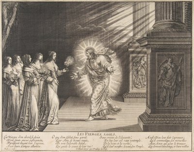 キリストの前の賢い処女、ca。 1635年。 作： Abraham Bosse