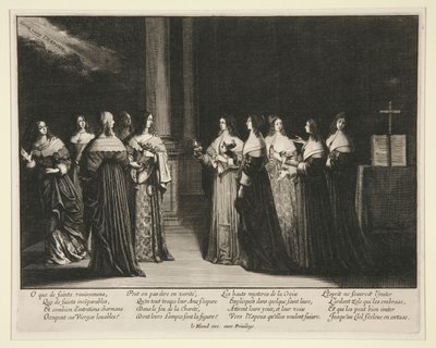 賢明な処女と愚かな処女 作： Abraham Bosse