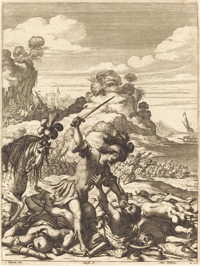 ジャン・デマレの「ラリアン」の挿絵 作： Abraham Bosse after Claude Vignon