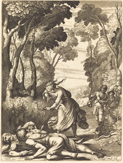 ジャン・デマレの「ラリアン」の挿絵 作： Abraham Bosse after Claude Vignon