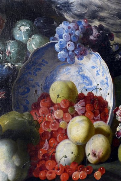 花、果物、鳥 作： Abraham Brueghel