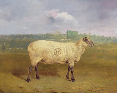 JA Houblon氏に所属するモノグラム「H」のEwe賞、Hallingbury Place、エセックス、1812 作： Abraham Cooper