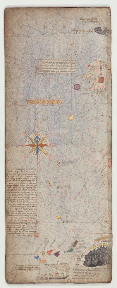 カタロニア語アトラス、シート5、1375 作： Abraham Cresques