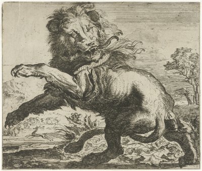 戦いのライオンとヘビ いろいろな動物（シリーズタイトル） 作： Abraham Danielsz. Hondius