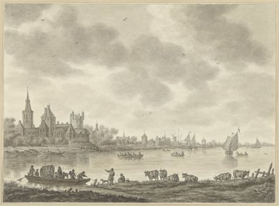 春の川の風景 作： Abraham Delfos