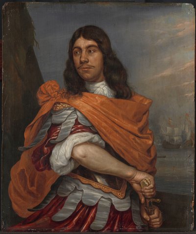 ローマの衣装を着たコーネリス・トロンプ中将の肖像 作： Abraham Evertsz. van Westerveld