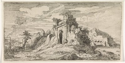 港跡のある風景 作： Abraham Genoels