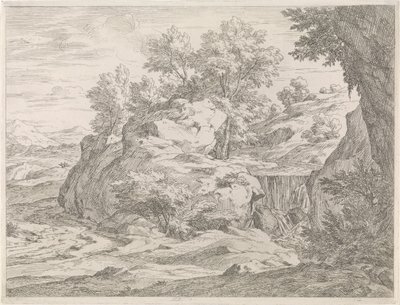 滝のある風景 川の風景（連載タイトル） 作： Abraham Genoels