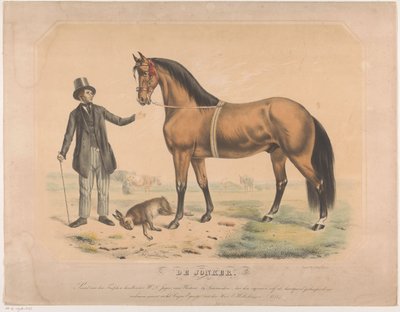 ワルテナの W.L. デ イェーガーの馬 ジョンカー (オブジェクトのタイトル) 作： Abraham Hendrik Winter