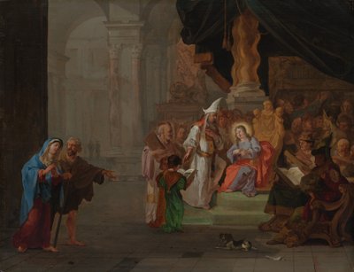 医者の中のキリスト、1668年。 作： Abraham Hondius