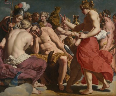金星に叱られる木星 作： Abraham Janssens