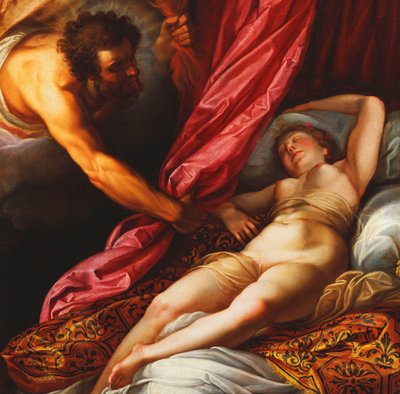 木星とセメレ、1625年 作： Abraham Janssens van Nuyssen