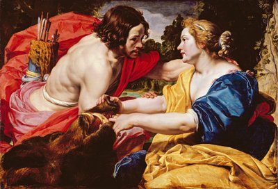 狩りからの帰還、またはMeleagerとAtalanta 作： Abraham Janssens van Nuyssen
