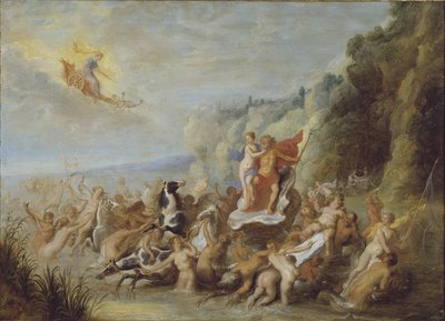 海王星とアンフィトリテ 作： Abraham Jansz. van Diepenbeeck