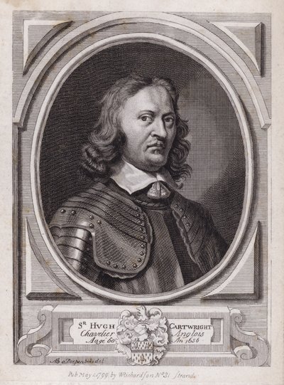 サー・ヒュー・カートライト（南北戦争のイングランド王党派の兵士）（エングレーヴィング 作： Abraham Jansz. van Diepenbeeck
