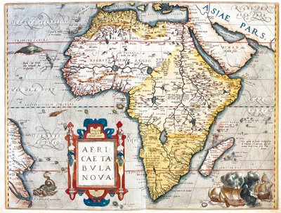 アフリカ 作： Abraham Ortelius