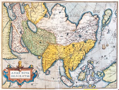 アジア 作： Abraham Ortelius