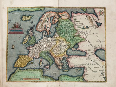 ヨーロッパ 作： Abraham Ortelius