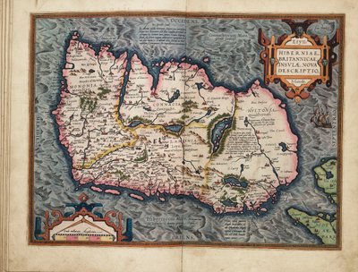 アイルランド、イギリス諸島の新しい記述 作： Abraham Ortelius