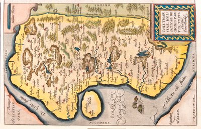 ドイツ、シュレースヴィヒ＝ホルシュタイン 作： Abraham Ortelius