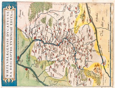 州ドイツ、バーデン＝ヴュルテンベルク州 作： Abraham Ortelius