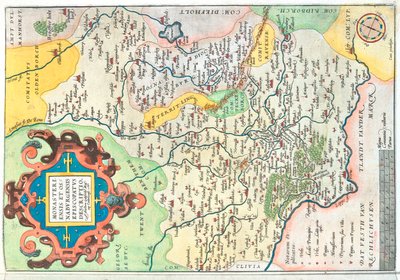 州ノルトライン＝ヴェストファーレン, ニーダーザクセン , ドイツ 作： Abraham Ortelius