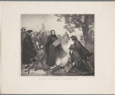 ルターは雄牛を燃やす Luther Burns Pope