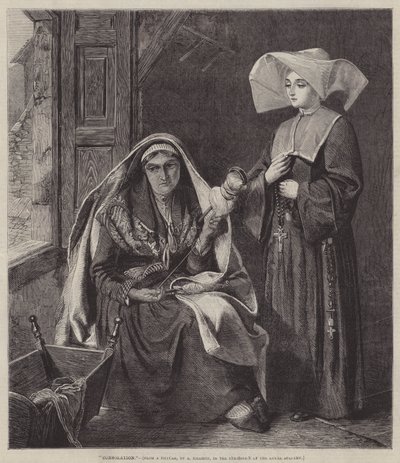 慰め 作： Abraham Solomon