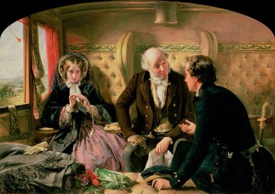 ファーストクラス-会議、1854年 作： Abraham Solomon