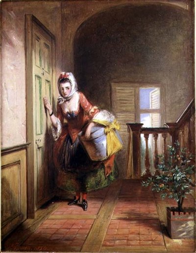 新しい帽子 作： Abraham Solomon