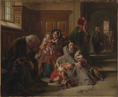 1859年の評決を待つ 作： Abraham Solomon