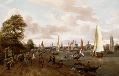 アムステルダムのパノラマビュー 作： Abraham Storck