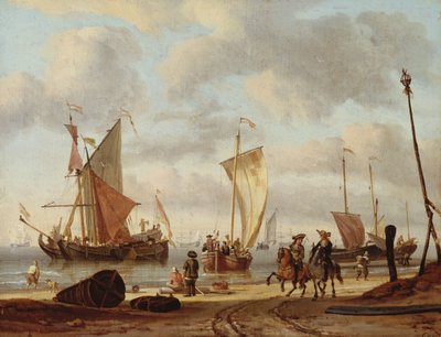 アンカーでの発送 作： Abraham Storck
