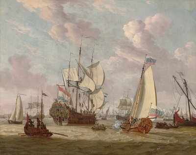 ピーター大王のアムステルダム訪問、1697年8月〜9月 作： Abraham Storck