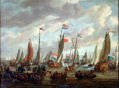 18世紀初頭の1698年1月にピーター1世がイギリスを訪問 作： Abraham Storck