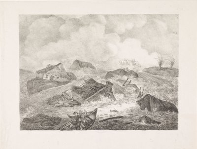 カンペルダイクの違反、1825 作： Abraham Vinkeles