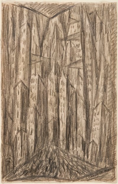 シティ、1909年。 作： Abraham Walkowitz