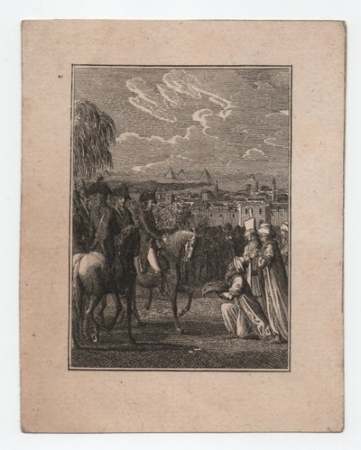 エジプトのナポレオン、1795年頃（エングレーヴィング） 作： Abraham Wolfgang Küffner