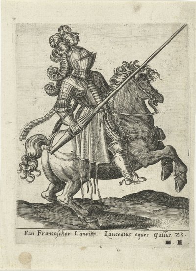 フランスのランサー 作： Abraham de Bruyn (attributed to)