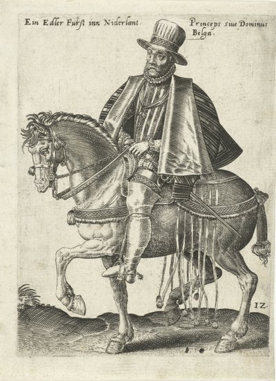 馬に乗ったオランダの王子 作： Abraham de Bruyn (attributed to)