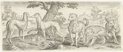 犬 動物（シリーズタイトル） 作： Abraham de Bruyn (possibly)