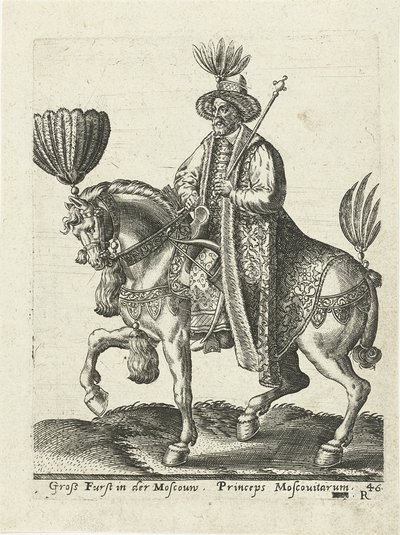 マスコビー大公、1577年 作： Abraham de Bruyn