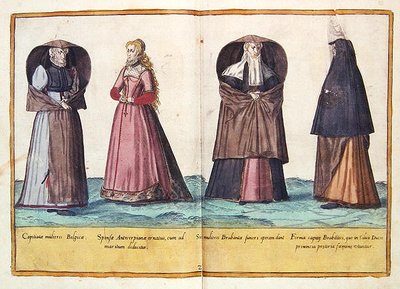 16世紀にケルンで出版された「Omnium Poene Gentium Imagines」の衣装 作： Abraham de Bruyn