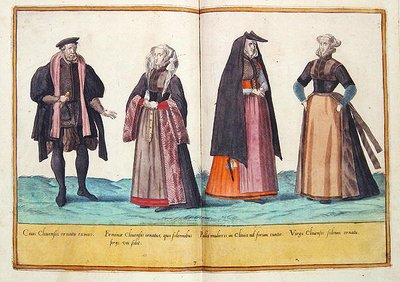 16世紀にケルンで出版された「Omnium Poene Gentium Imagines」の衣装 作： Abraham de Bruyn