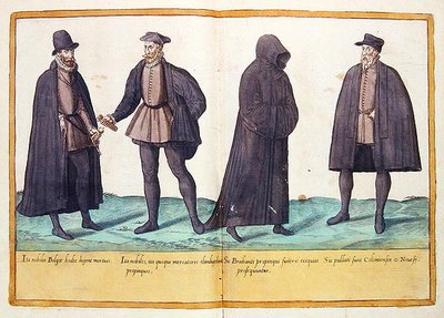 16世紀にケルンで出版された「Omnium Poene Gentium Imagines」の衣装 作： Abraham de Bruyn