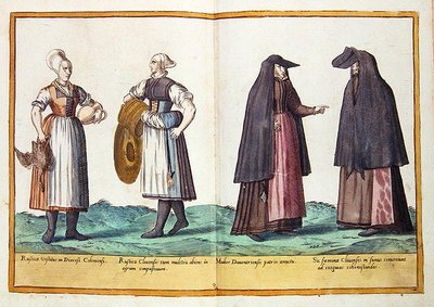 16世紀にケルンで出版された「Omnium Poene Gentium Imagines」の衣装 作： Abraham de Bruyn