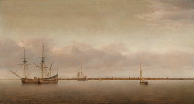 ホールンの眺め、c。 1650年。 作： Abraham de Verwer