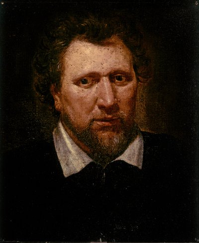 ベンジャミン・ジョンソン《肖像》1617年頃（油彩・キャンバス） 作： Abraham van Blyenberch