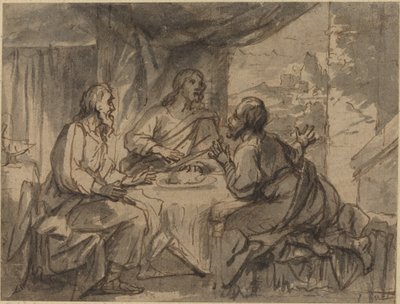 エマオでの晩餐 作： Abraham van Diepenbeeck