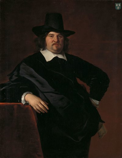 アブラハム・デ・フィッシャー (1605-67)。 アムステルダムの商人でオランダ西インド会社の取締役 作： Abraham van den Tempel (attributed to)